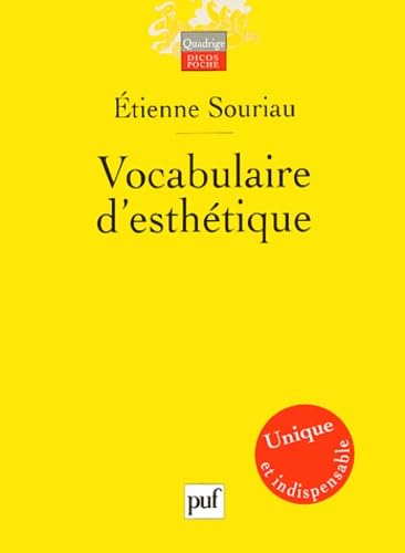 Vocabulaire d'esthétique 9782130544012