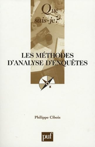 Les méthodes d'analyse d'enquêtes 9782130559603