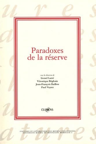 Paradoxes de la réserve 9782746631588