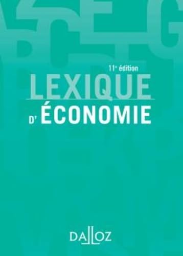Lexique d'économie 9782247088881