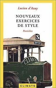 Nouveaux exercices de style 9782841580309