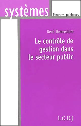 Le contrôle de gestion dans le secteur public 9782275021157