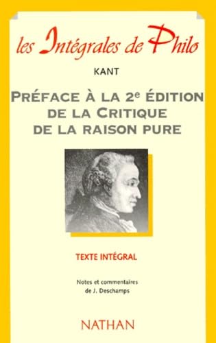 Préface à la 2e édition de "la Raison Pure" 9782091808376