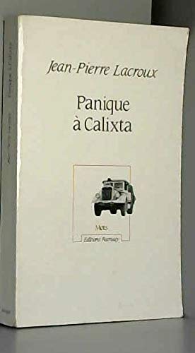 Panique a calixta 9782859564599
