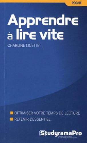 Apprendre à lire vite 9782759017072