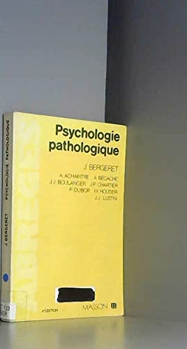 Abrege de psychologie pathologique 9782225807350