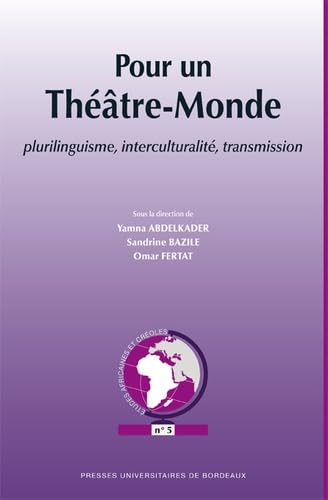 théatre plurilinguisme interculturalite et transmission 9782867818929