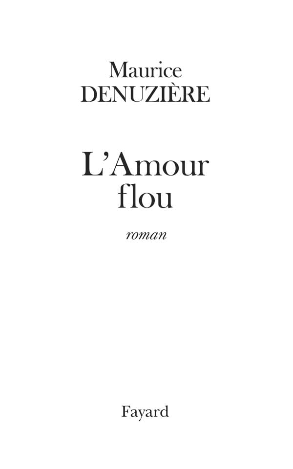L'Amour flou (réédition) 9782213633893