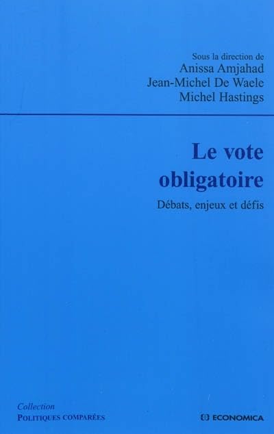 Le vote obligatoire 9782717860498