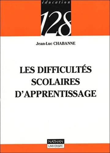 Les difficultés scolaires de l'apprentissage 9782091912998