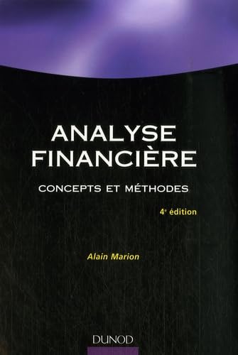 Analyse financière: Concepts et méthodes 9782100513420