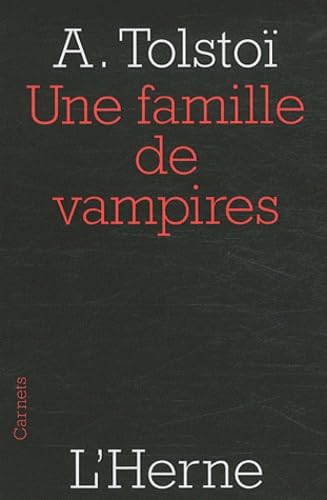 UNE FAMILLE DE VAMPIRES 9782851979360