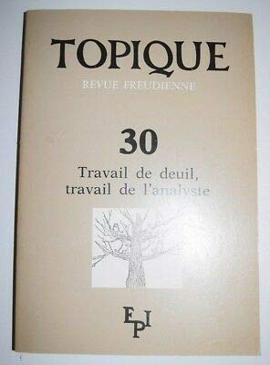 Topique Revue Freudienne N°30