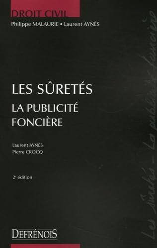Les sûretés, La publicité foncière 9782856230688