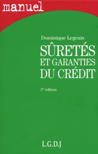 Sûretés et garanties du crédit 9782275018294