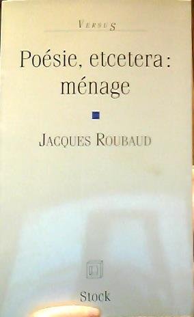 Poesie Etcetera : Menage 9782234044739