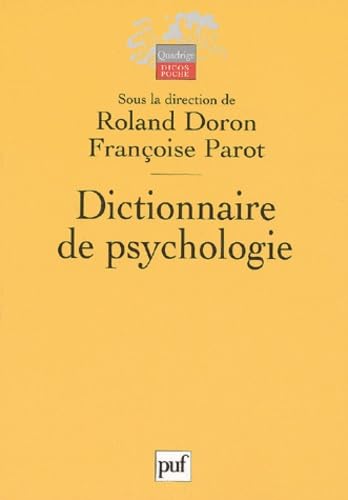 Dictionnaire de psychologie 9782130537335