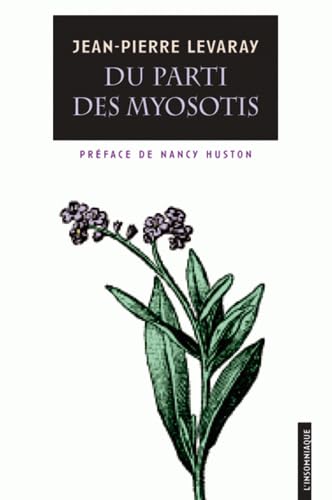 Du parti des myosotis 9782915694222