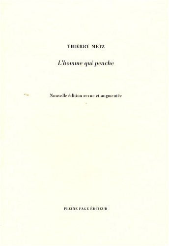 L'homme qui penche 9782913406872
