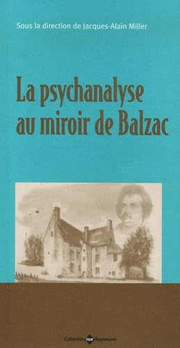 Psychanalyse au miroir de Balzac 9782905040527