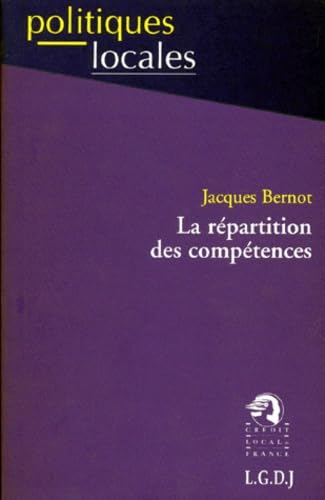 la répartition des compétences 9782275001722