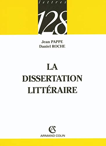 La dissertation littéraire 9782200340919