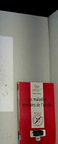 Les maladies mentales de l'adulte 9782130510017