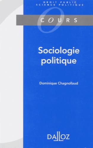 Sociologie politique, cours 9782247027699