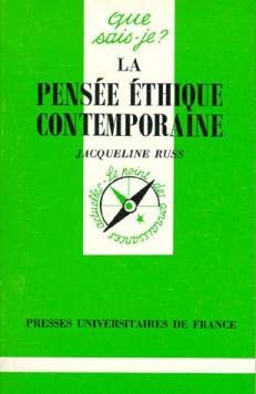 La Pensée éthique contemporaine 9782130460527