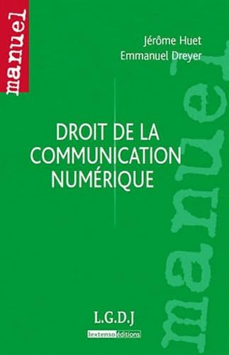 droit de la communication numérique 9782275034904