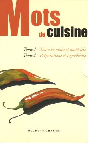 MOTS DE CUISINE COFFRET 2 VOLS 9782283021385