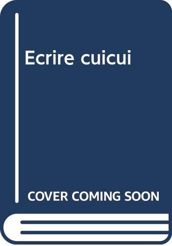 Ecrire cuicui 9791097146146
