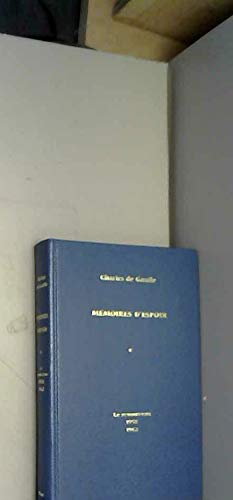 Mémoires d'espoir, tome 1. Le Renouveau, 1958-1962 9782259012874