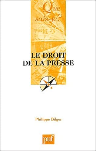 Le Droit de la presse 9782130535591