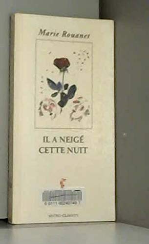 Il a neigé cette nuit 9782841580675