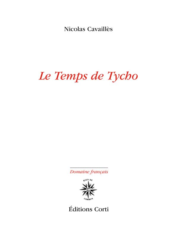 Le temps de Tycho 9782714312655