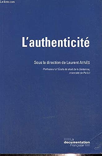 L'authenticité 9782110095879