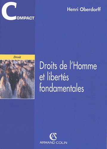 Droits de l'homme et libertés fondamentales 9782247053964