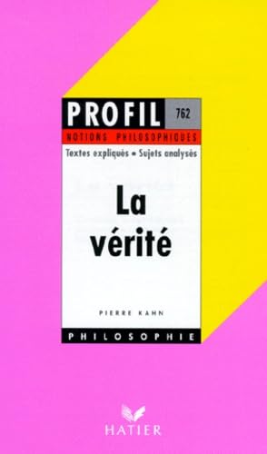 La Vérité 9782218054877