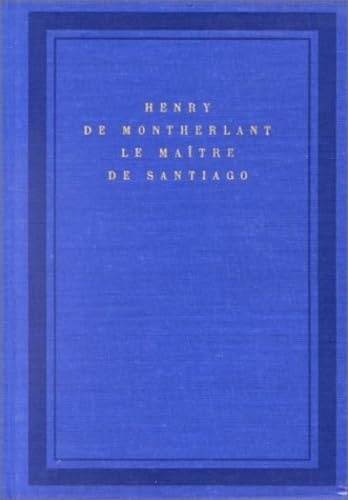 Le Maître de Santiago 9782070103690