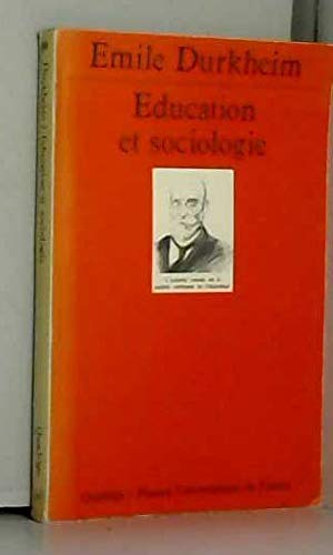 Education Et Sociologie 9782130391548