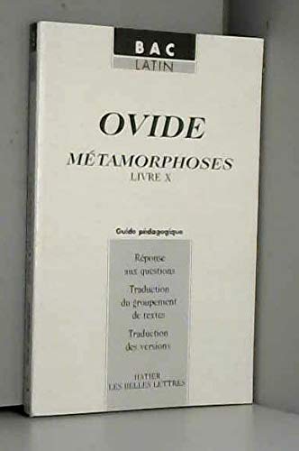 Ovide, "Métamorphoses": Livre X 9782218728655