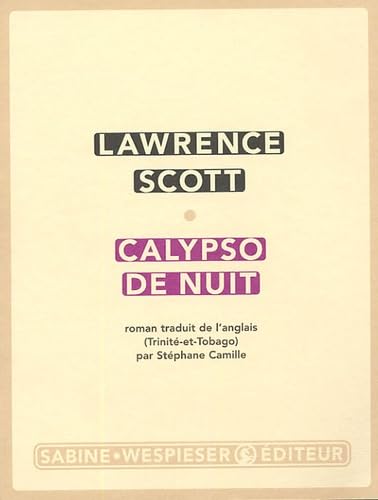 Calypso de nuit 9782848050355