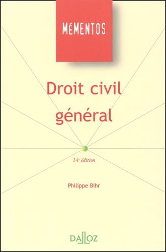 Droit civil général, 14e édition 9782247050666