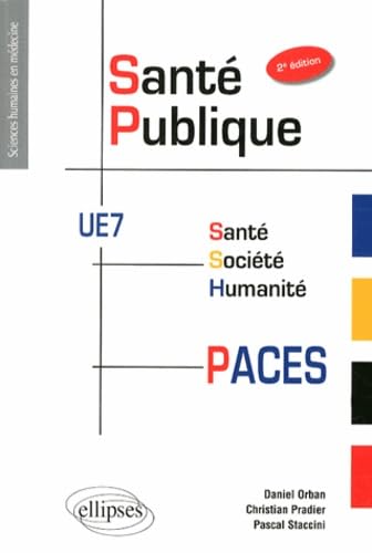Santé Publique PACES UE7 Santé Société Humanité 9782729887728
