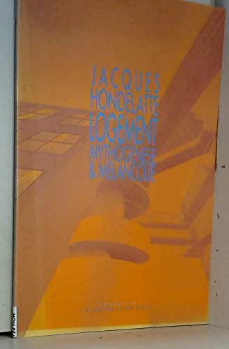 Logement mytogenese et melancolie 9782907757065