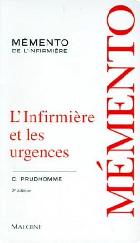 L'infirmière et les urgences 9782224025168