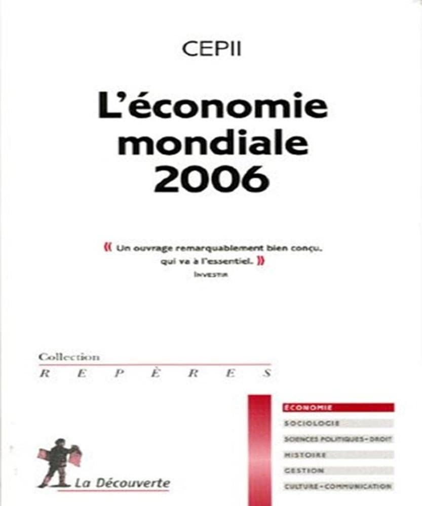 Economie mondiale 2006 9782707146458