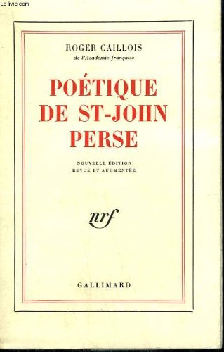 Poetique de st-john perse.