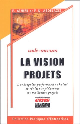 La Vision projets, vade mecum : L'entreprise performante choisit et réalise rapidement ses meilleurs projets 9782847690040